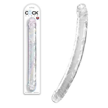 King cock - 18'' Dildo Double - Tranparent