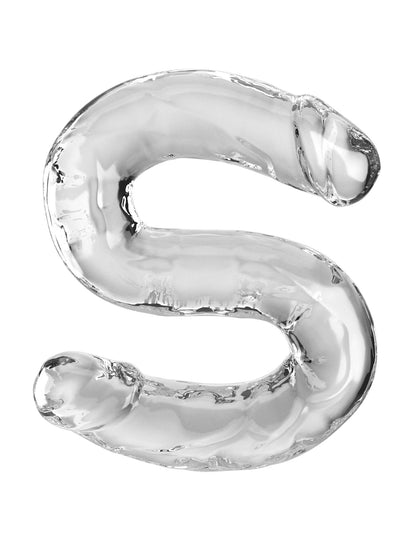 King cock - 18'' Dildo Double - Tranparent
