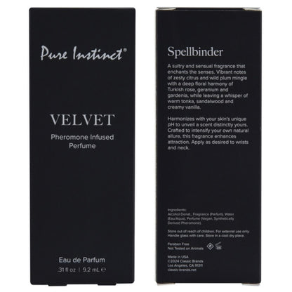Pure Instinct - Parfum Infusé aux Phéromones - Velvet 9.2ml