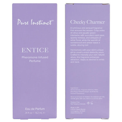 Pure Instinct - Parfum Infusé aux Phéromones - Entice 9.2ml