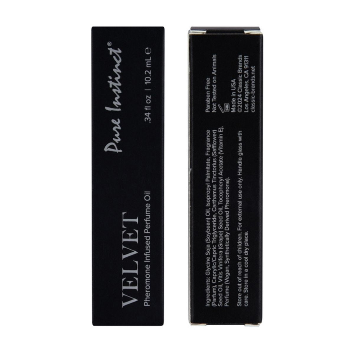 Pure Instinct - Huile De Parfum Infusé aux Phéromones - Velvet 10.2ml