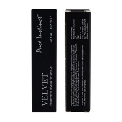 Pure Instinct - Huile De Parfum Infusé aux Phéromones - Velvet 10.2ml