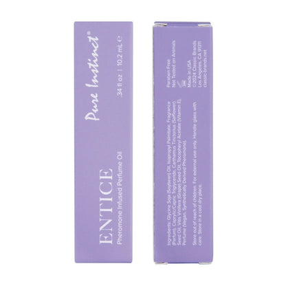 Pure Instinct - Huile De Parfum Infusé aux Phéromones - Entice 10.2ml