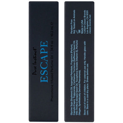 Pure Instinct - Huile De Parfum Infusé aux Phéromones - Escape 10.2ml