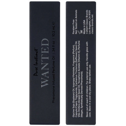 Pure Instinct - Huile De Parfum Infusé aux Phéromones - Wanted 10.2ml