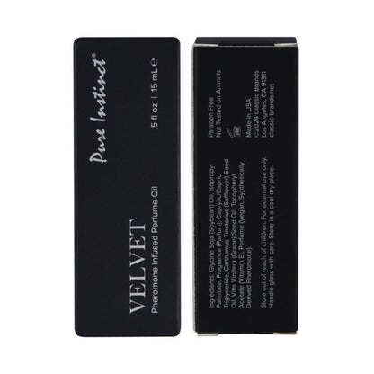 Pure Instinct - Huile De Parfum Infusé aux Phéromones - Velvet 15ml