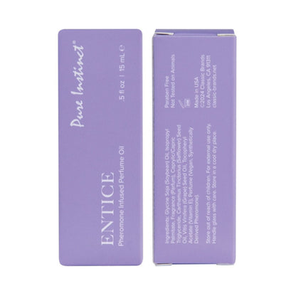 Pure Instinct - Huile De Parfum Infusé aux Phéromones - Entice 15ml