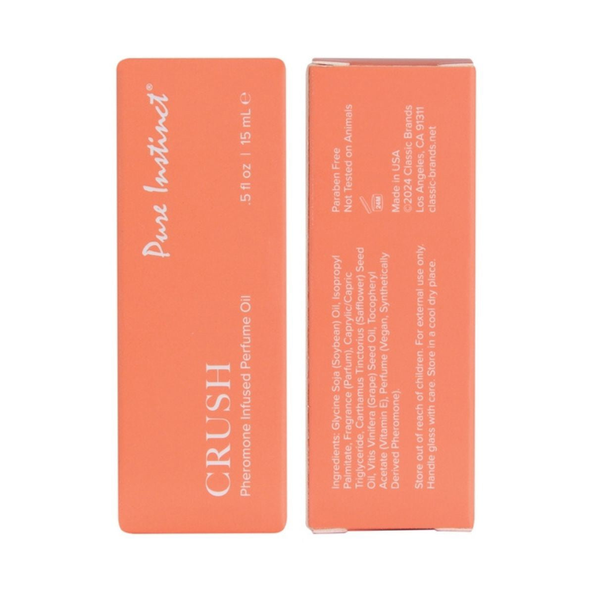 Pure Instinct - Huile De Parfum Infusé aux Phéromones - Crush 15ml