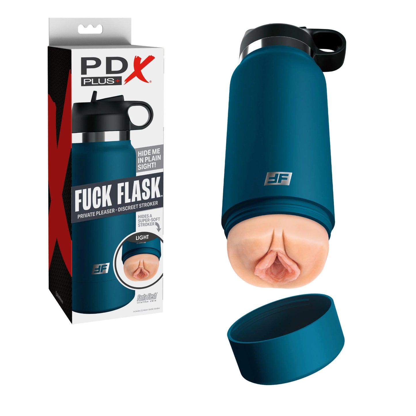 PDX Plus - Fuck Flask - Bouteille Bleu - Light