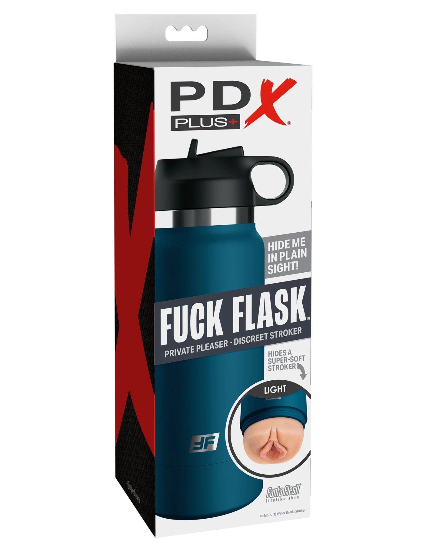 PDX Plus - Fuck Flask - Bouteille Bleu - Light