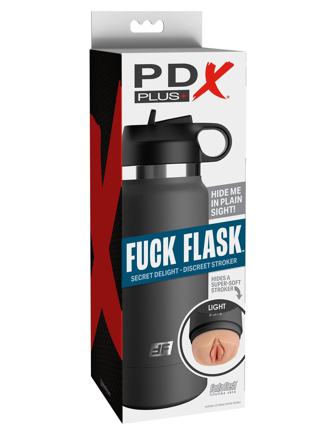 PDX Plus - Fuck Flask - Bouteille grise - Light