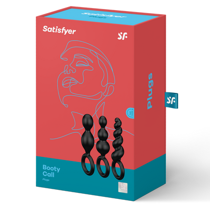 Satisfyer - Trio Plugs - Noir