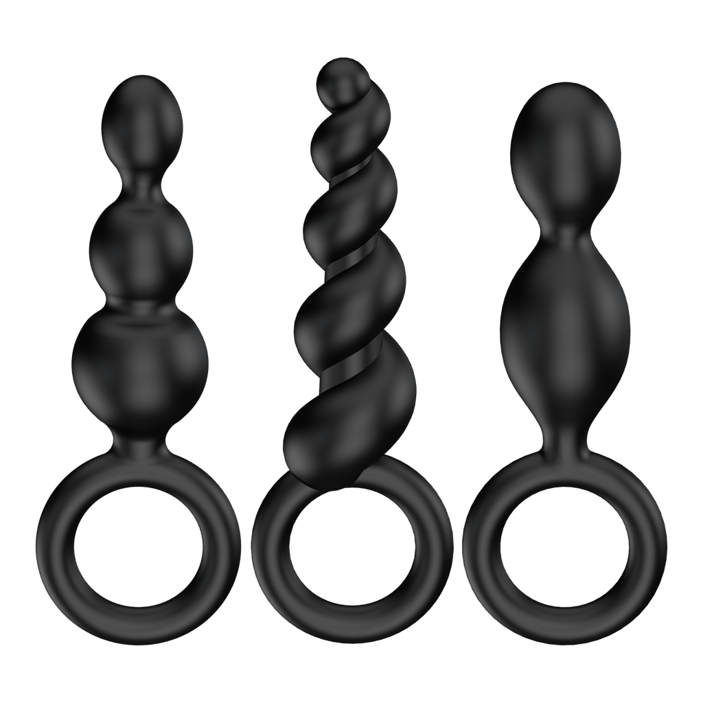 Satisfyer - Trio Plugs - Noir