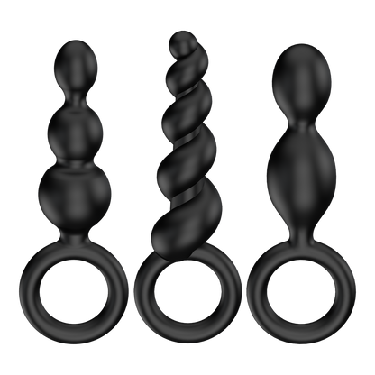 Satisfyer - Trio Plugs - Noir