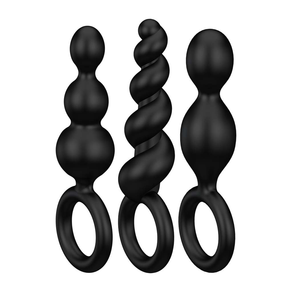 Satisfyer - Trio Plugs - Noir