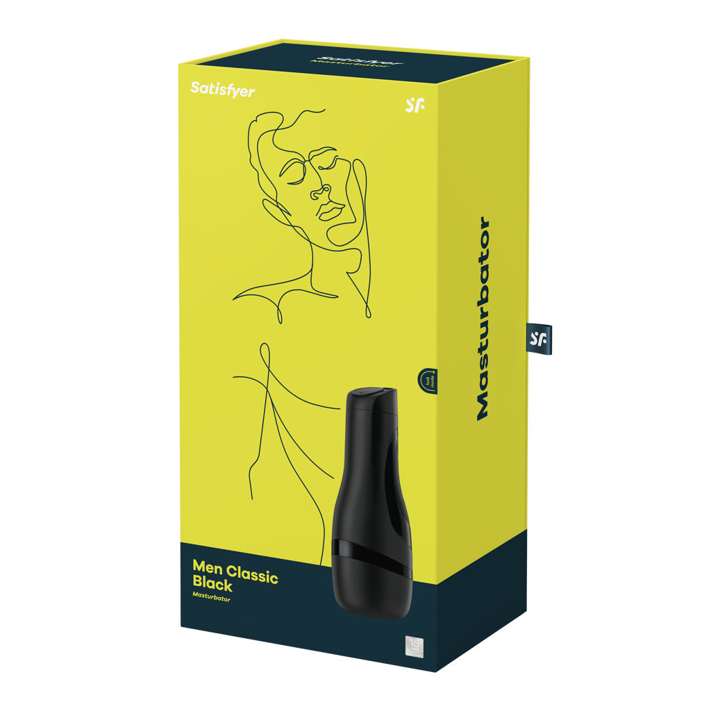 Satisfyer Men - Men Classic Masturbateur - Noir