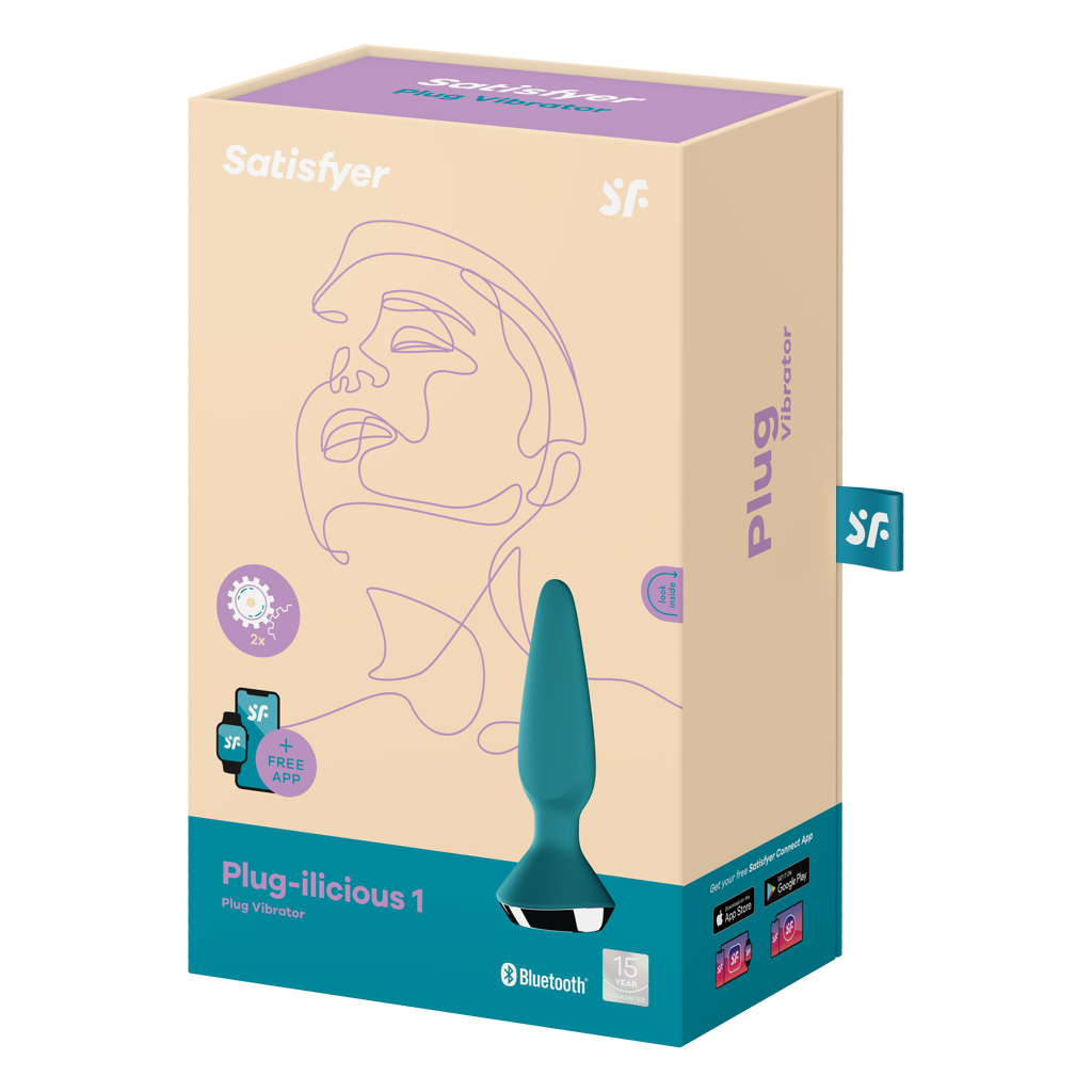 Satisfyer - Plug-ilicious 1 - Vert