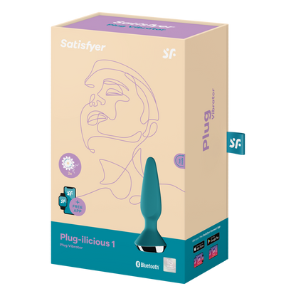 Satisfyer - Plug-ilicious 1 - Vert