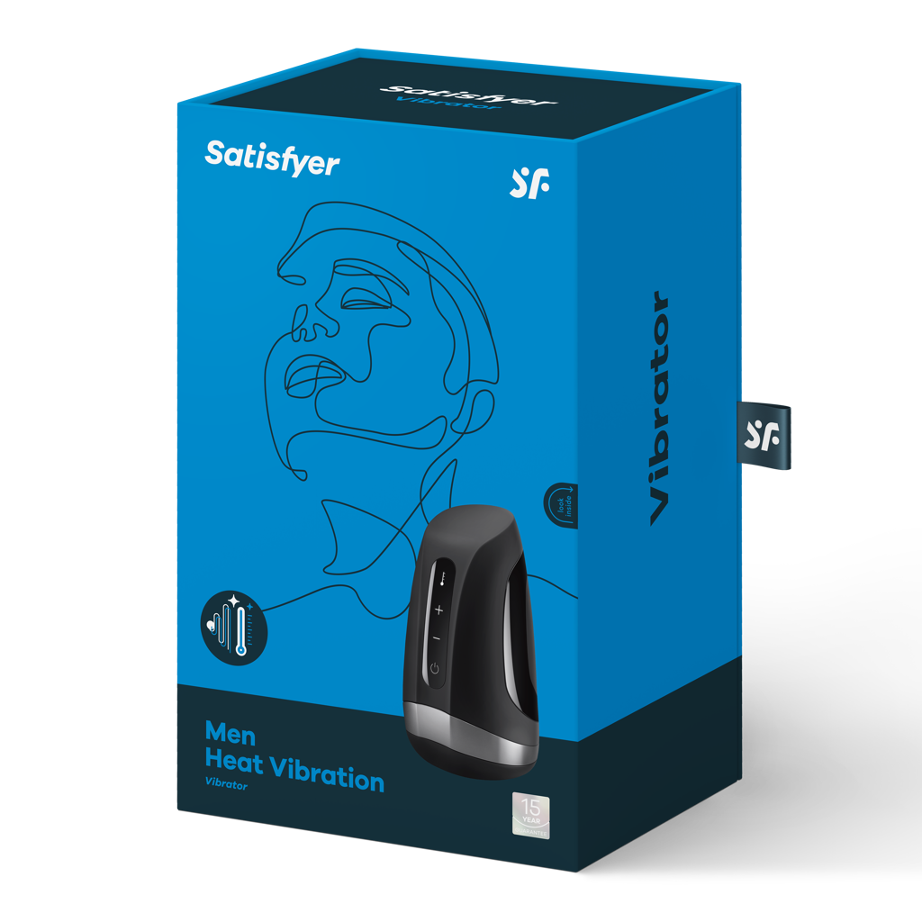 Satisfyer - Men Heat Vibration - Noir