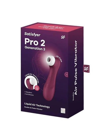 Satisfyer - Pro 2 Generation 3 Wine Red