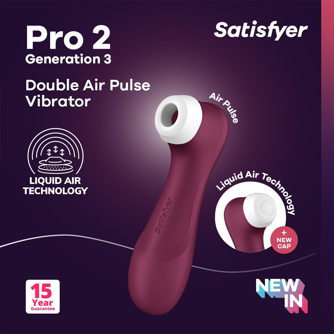 Satisfyer - Pro 2 Generation 3 Wine Red