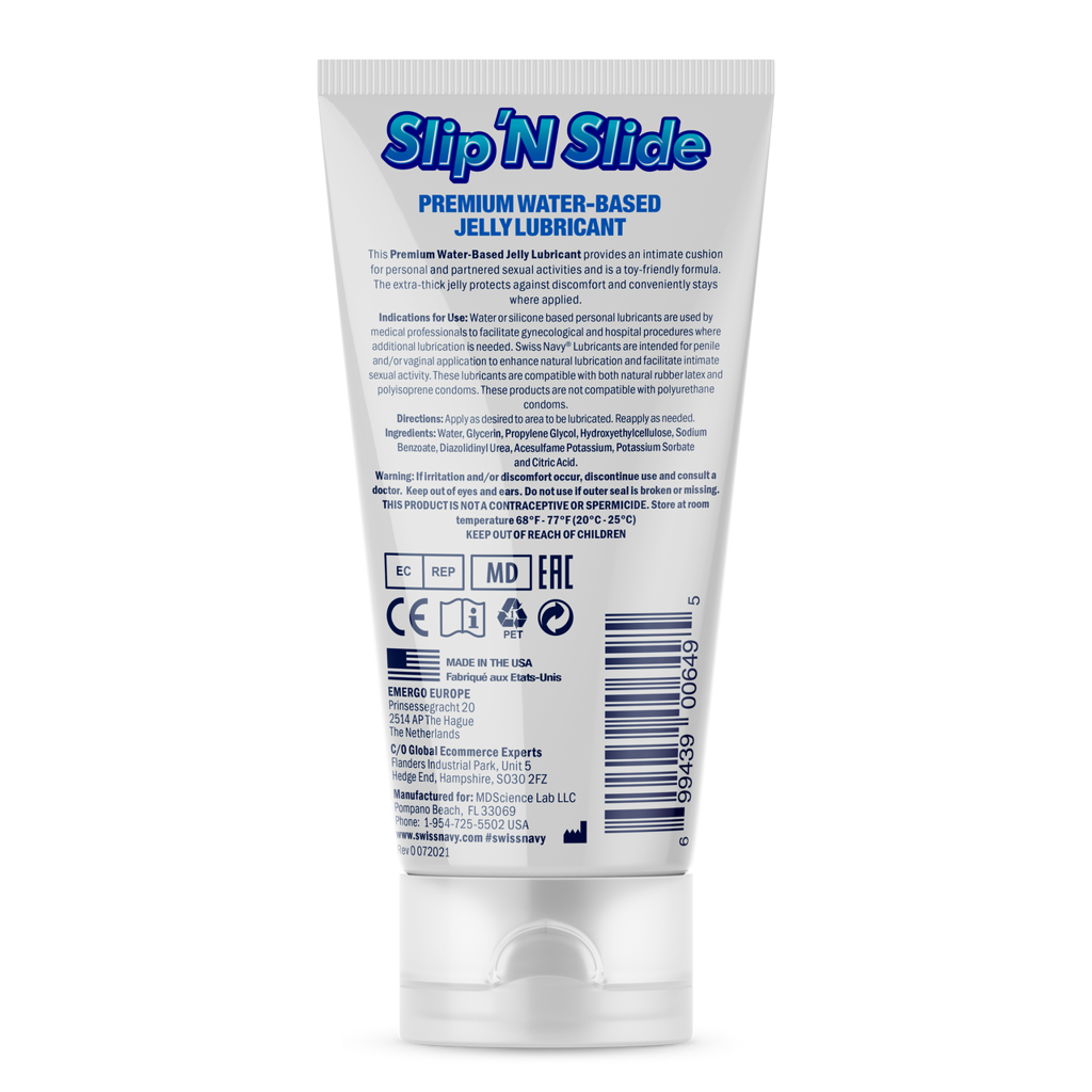 Swiss Navy - Slip 'N Slide - Lubrifiant en Gelée - 5 oz