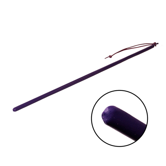 Spartacus - 24'' Leather Wrapped Cane - Mauve