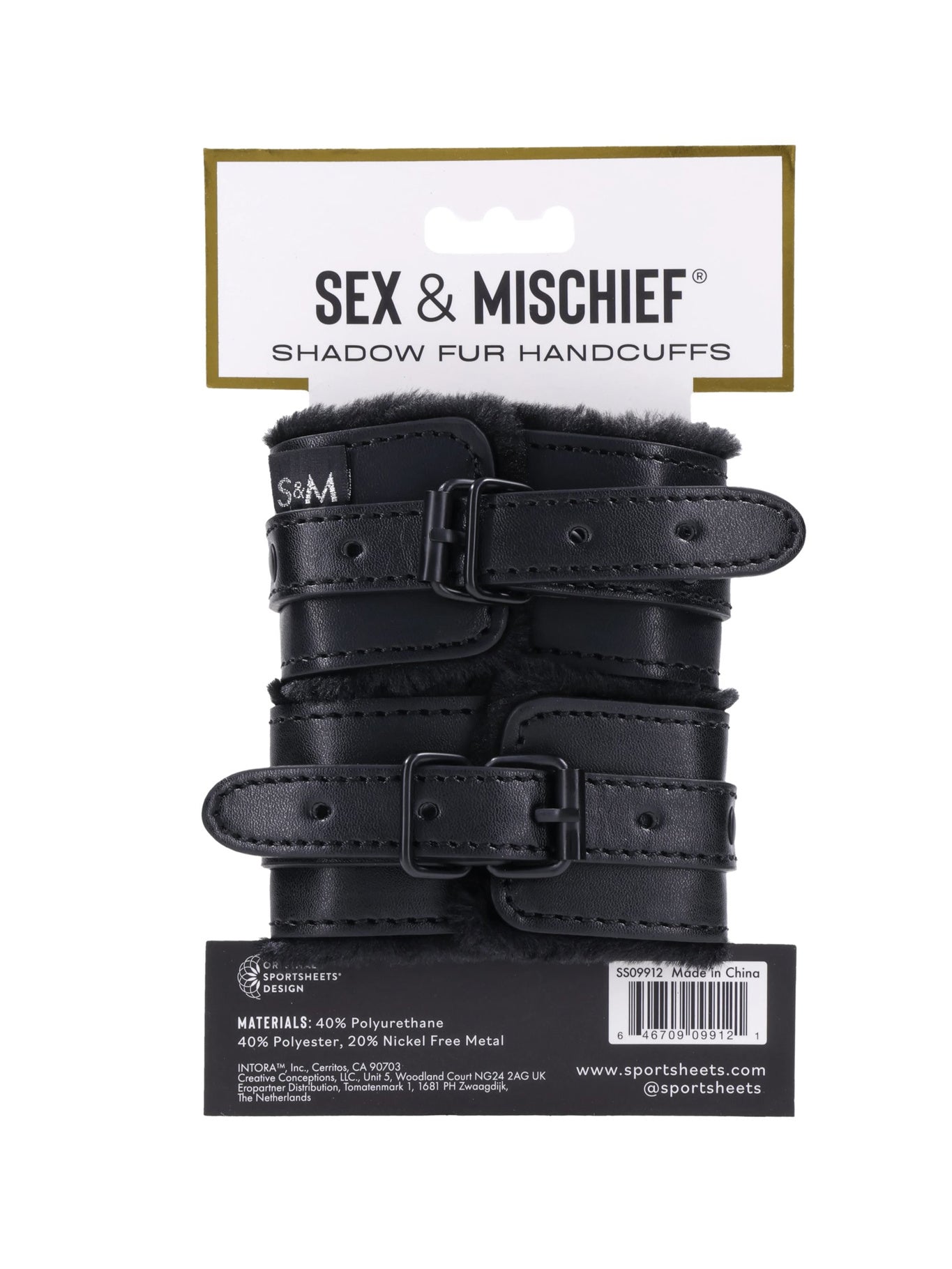 S&M - Shadow Fur Handcuffs