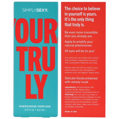 Simply Sexy - Parfum Infusé aux Phéromones - Yours Truly 9.2ml