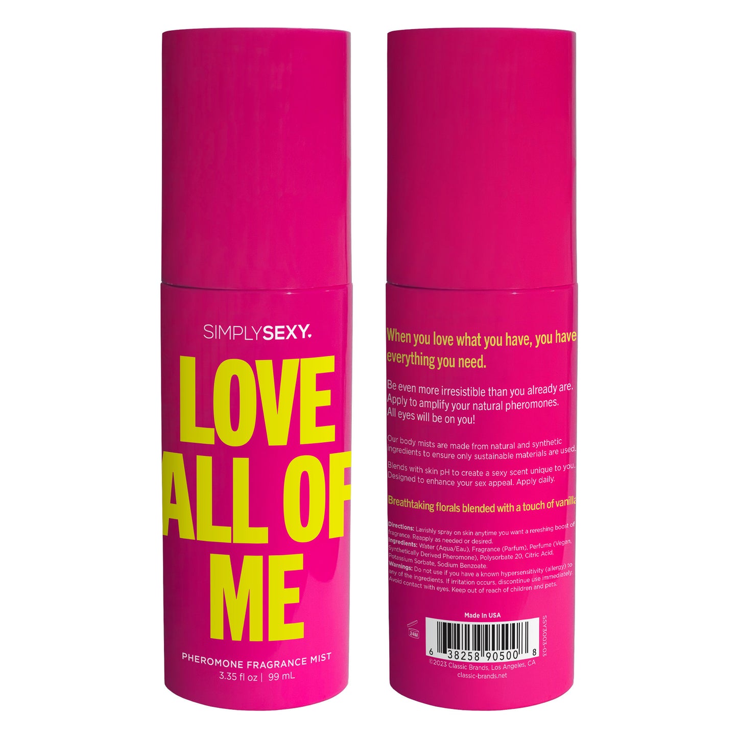 Simply Sexy - Brume parfumée aux phéromones - Love All of Me