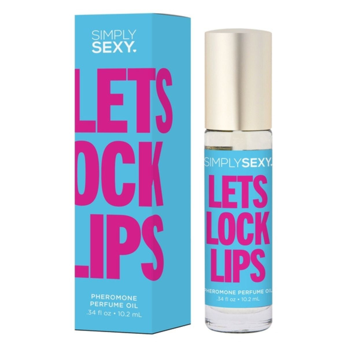 Simply Sexy - Huile De Parfum Infusé aux Phéromones - Lets Lock Lips 10.2ml