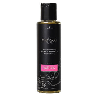 Sensuva - Me & You - Huile de Massage - Pamplemousse Rose & Gousse de Vanille - 125ml
