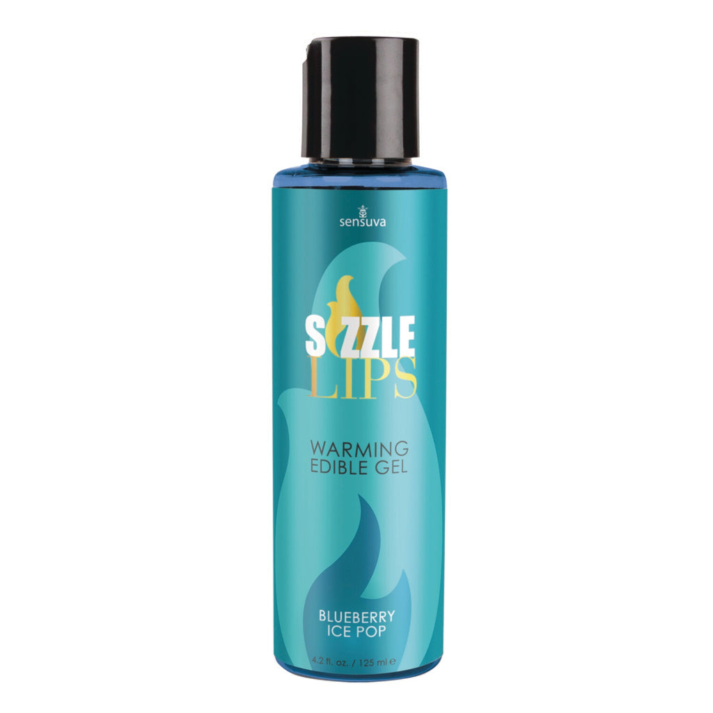 Sensuva - Sizzle Lips - Gel chauffant - Bleuet - 125 ml