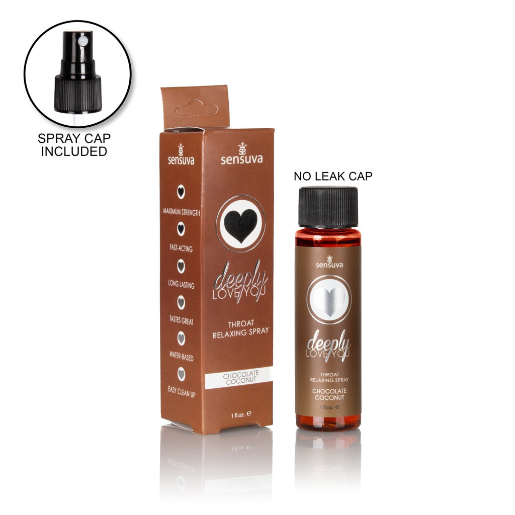 Sensuva - Spray relaxant pour la gorge - Chocolat/Noix de coco - 1oz