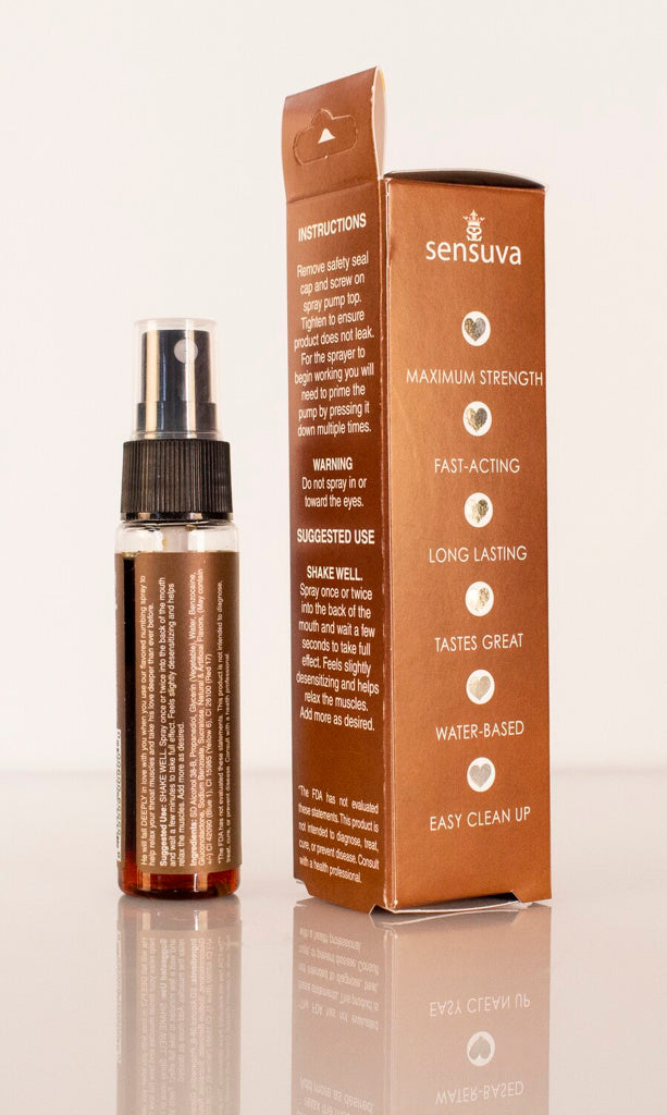 Sensuva - Spray relaxant pour la gorge - Chocolat/Noix de coco - 1oz