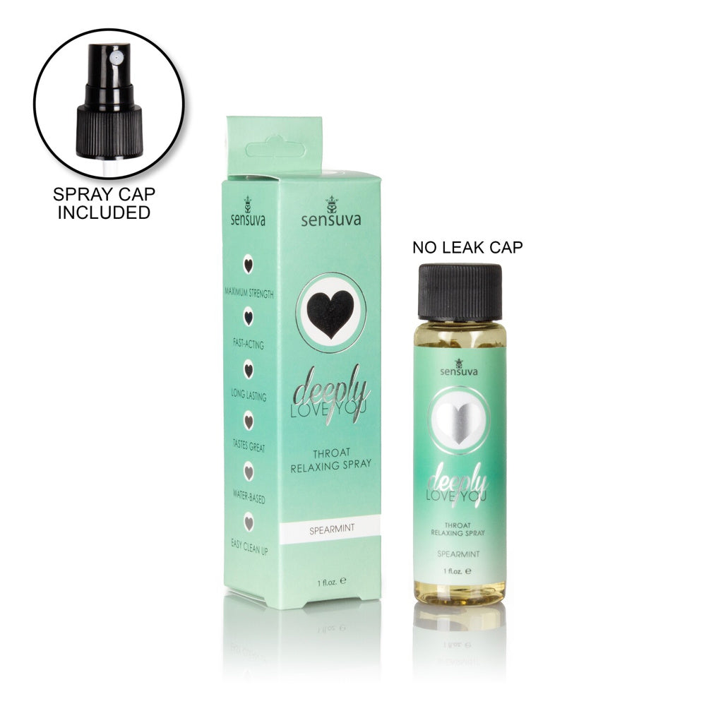 Sensuva - Spray relaxant pour la gorge - Menthe verte - 1oz