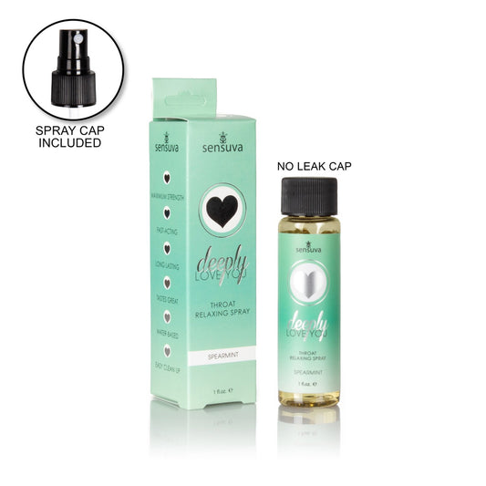 Sensuva - Spray relaxant pour la gorge - Menthe verte - 1oz
