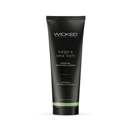 Wicked Massage Cream - Sage + Sea Salt - 4oz/120ml