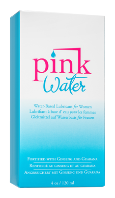 Pink Water - Lubrifiant à base d'eau - En Verre 4oz