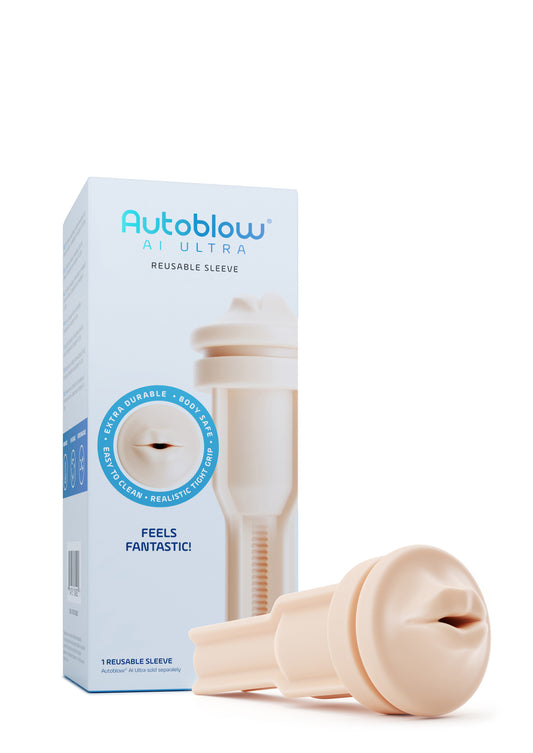 Autoblow - Manchon Compatible A.I. Ultra - Bouche Beige