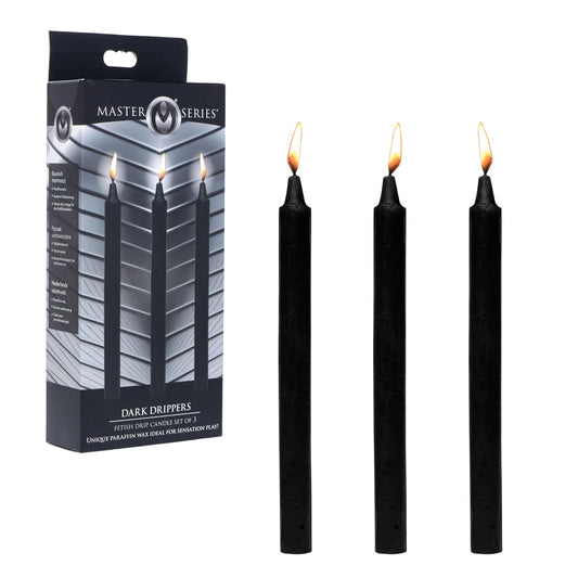 Master Series - Dark Drippers Candle Set of 3 - Noir