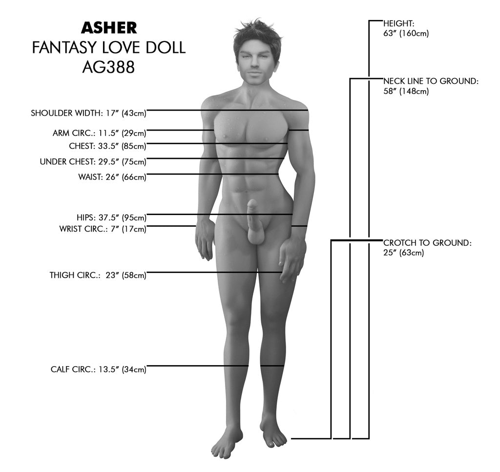XR Brand - Asher Fantasy Love Doll