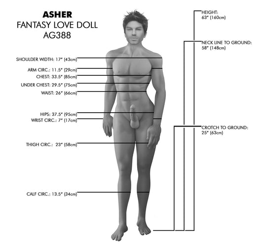 XR Brand - Asher Fantasy Love Doll