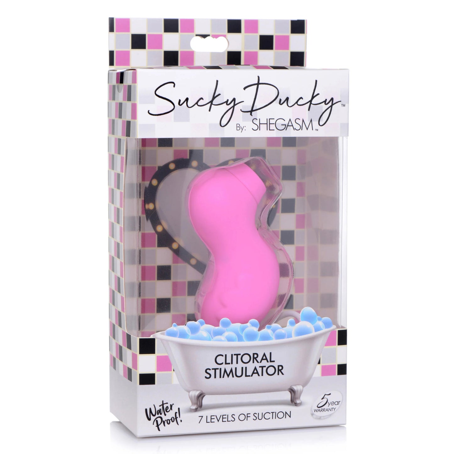 Shegasm - Sucky Ducky Clit Stimulator - Rose