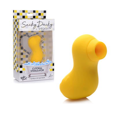 Shegasm - Sucky Ducky Clit Stimulator - Jaune
