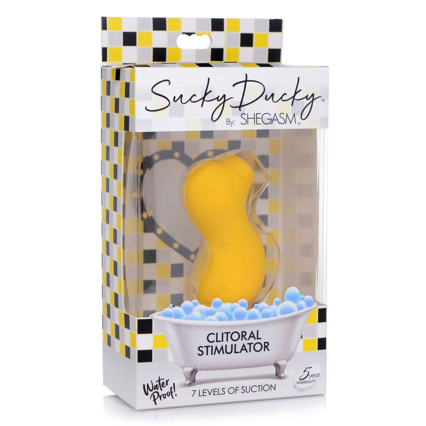 Shegasm - Sucky Ducky Clit Stimulator - Jaune