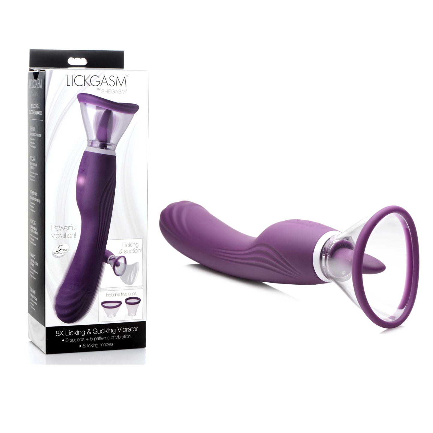 Shegasm - Lickgasm Licking & Sucking Vibrator