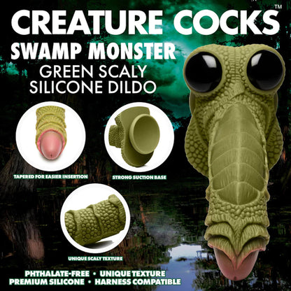 Creature Cock - Swamp Monster Green