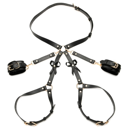 Strict - Bondage Harness avec Boucle - M/L Noir
