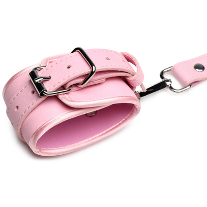 Strict - Bondage Harness avec Boucle - M/L Rose